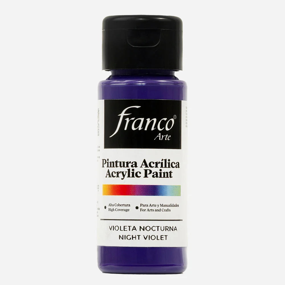 PINTURA ACRILICA FRANCO ARTE #FA18047 (60ML) VIOLETA