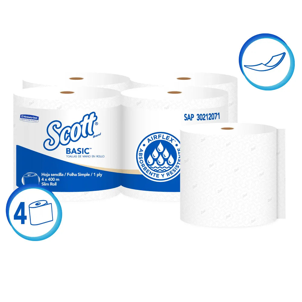 KCP SAP30212071 PAPEL TOALLA AIRFLEX (1-PLY) (1X4X400)