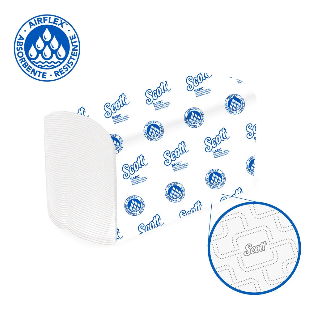 KCP SAP30228392 PAPEL TOALLA DE MANO INTERFOLIADO SCOTT (1PLY) (25X150H)