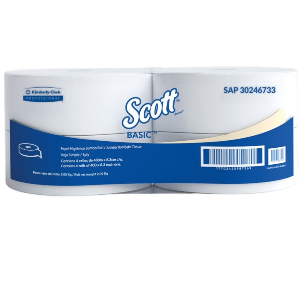 KCP SAP30246733 PAPEL HIGIENICO SCOTT JRT (4X1PLYX400M)