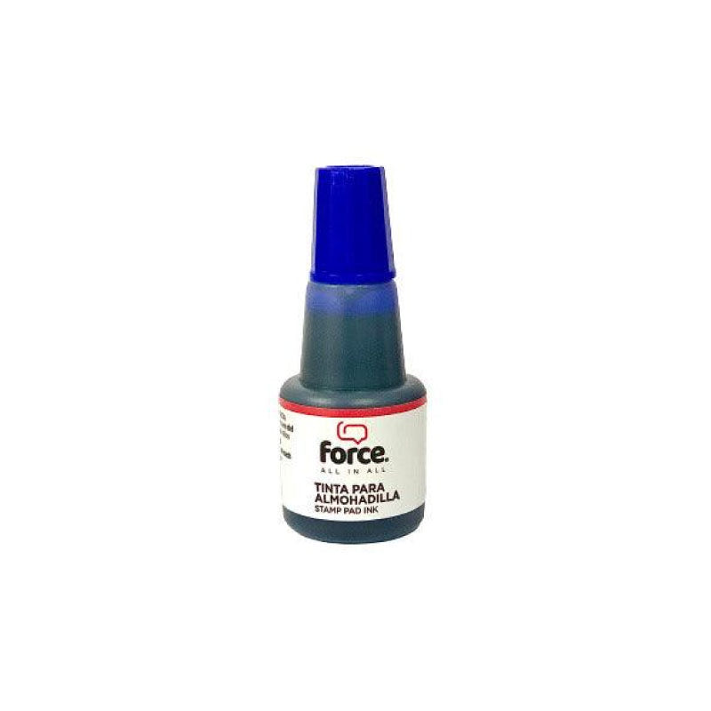 Tinta azul para almohadilla Force (24ml)