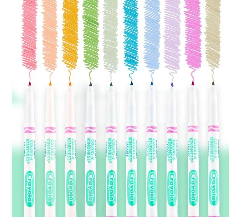 CRAYOLA MARKERS COLORS OF KIDNESS (SET/10) (E)