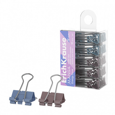 CLIP BINDER E.KRAUSE EK-62067 MANGA SURTIDOS (3/4") 19MM (10 UND)