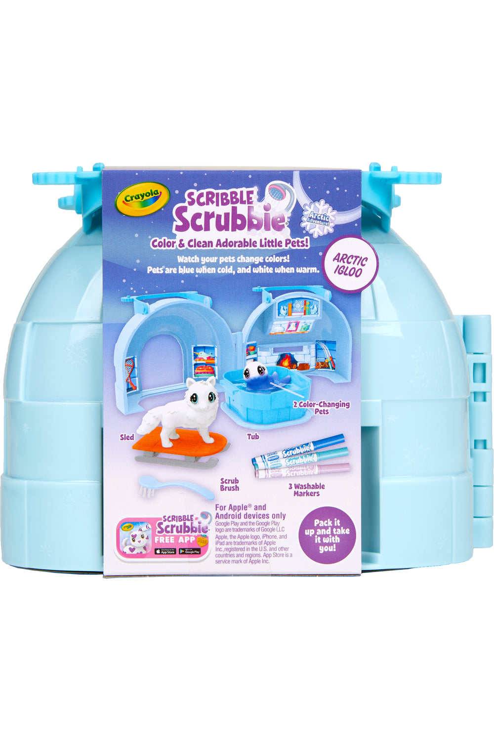 CRAYOLA SCRIBBLE SCRUBBIE ARTIC IGLOO
