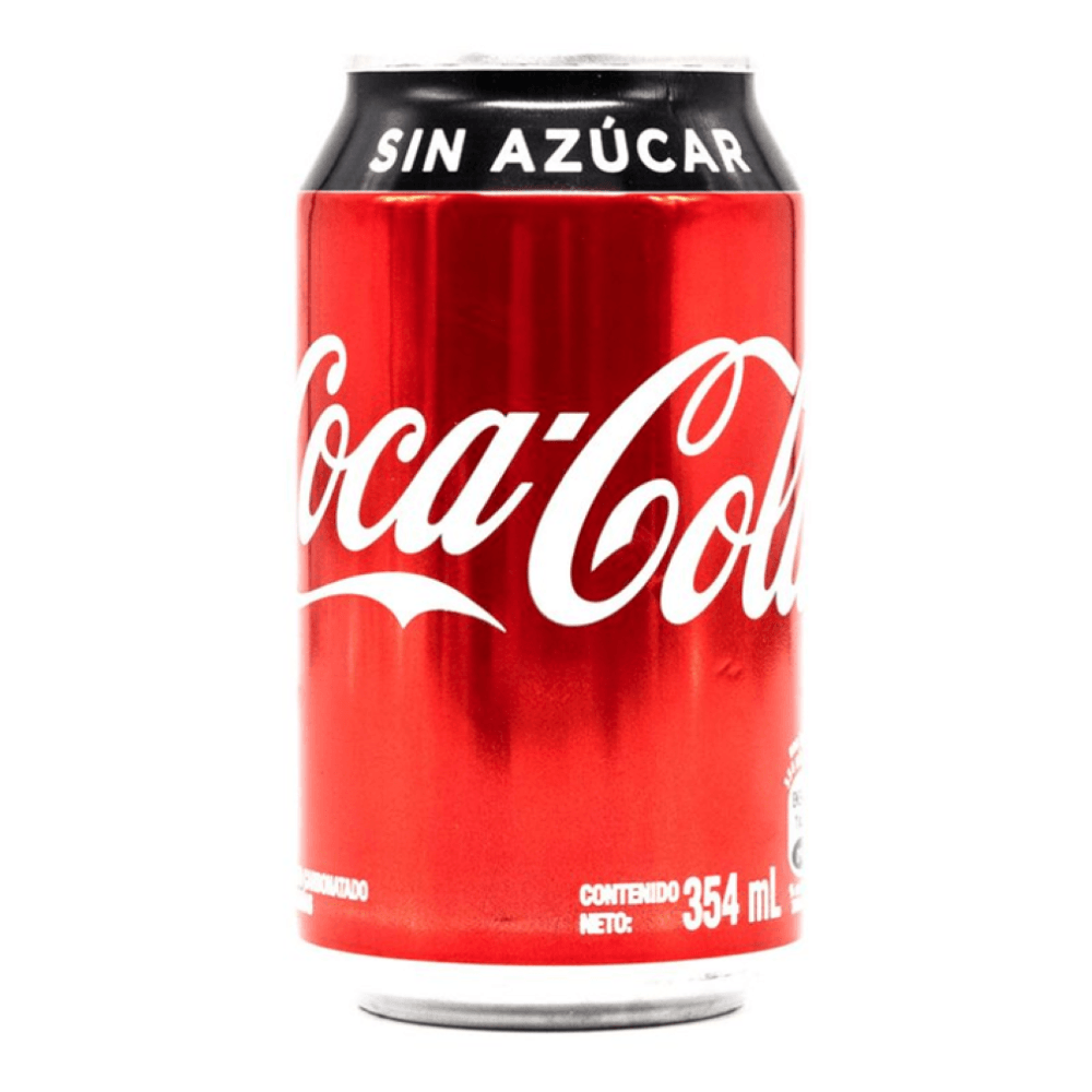 SODA DE LATA (354-ML) COCA COLA SIN AZÚCAR (ZERO)