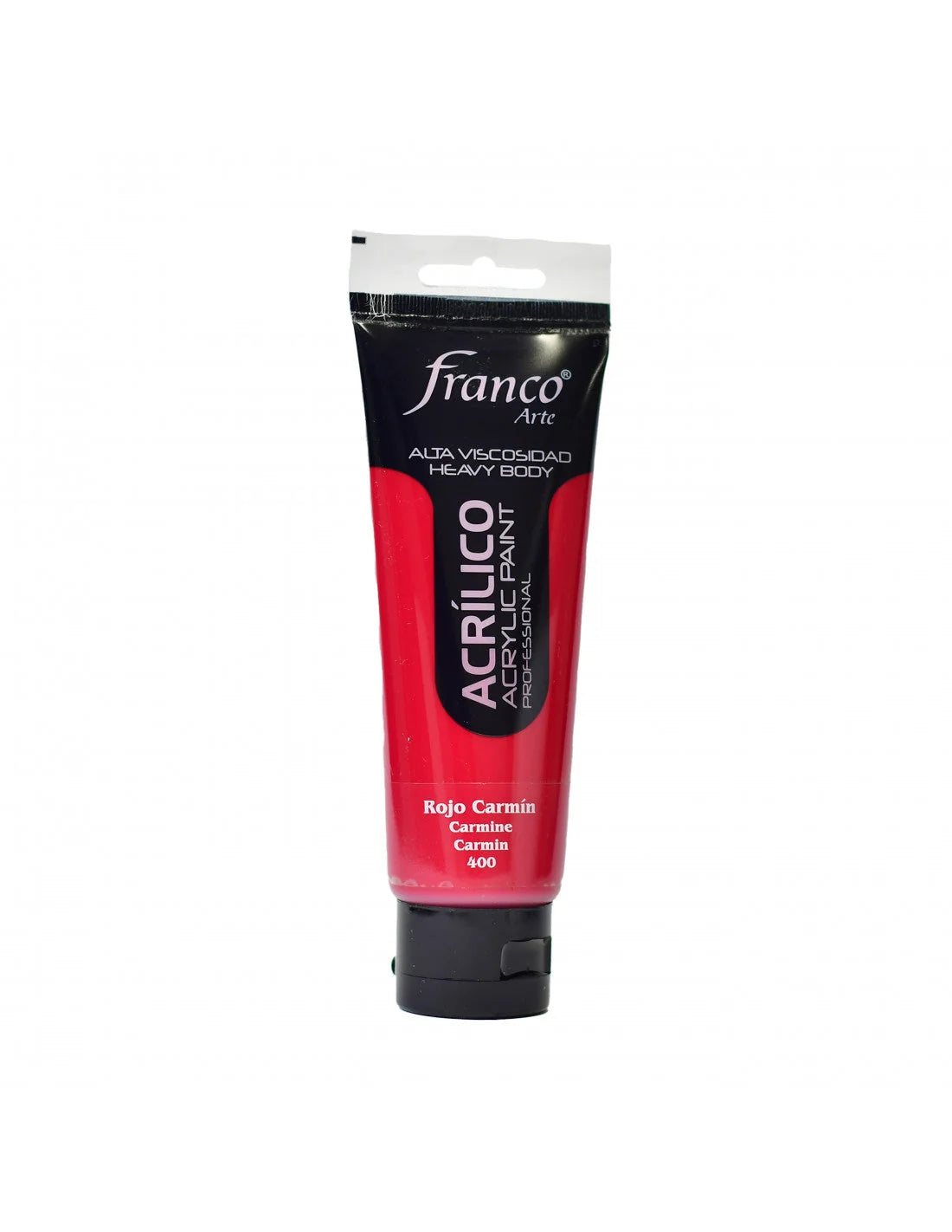 PINTURA ACRILICA FRANCO ARTE #FA14400 (100ML) ROJO CARMIN