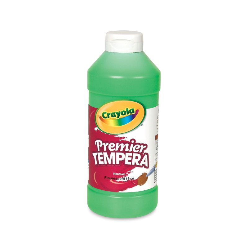 CRAYOLA TEMPERA 16OZ PREMIER FLUOR. GREEN