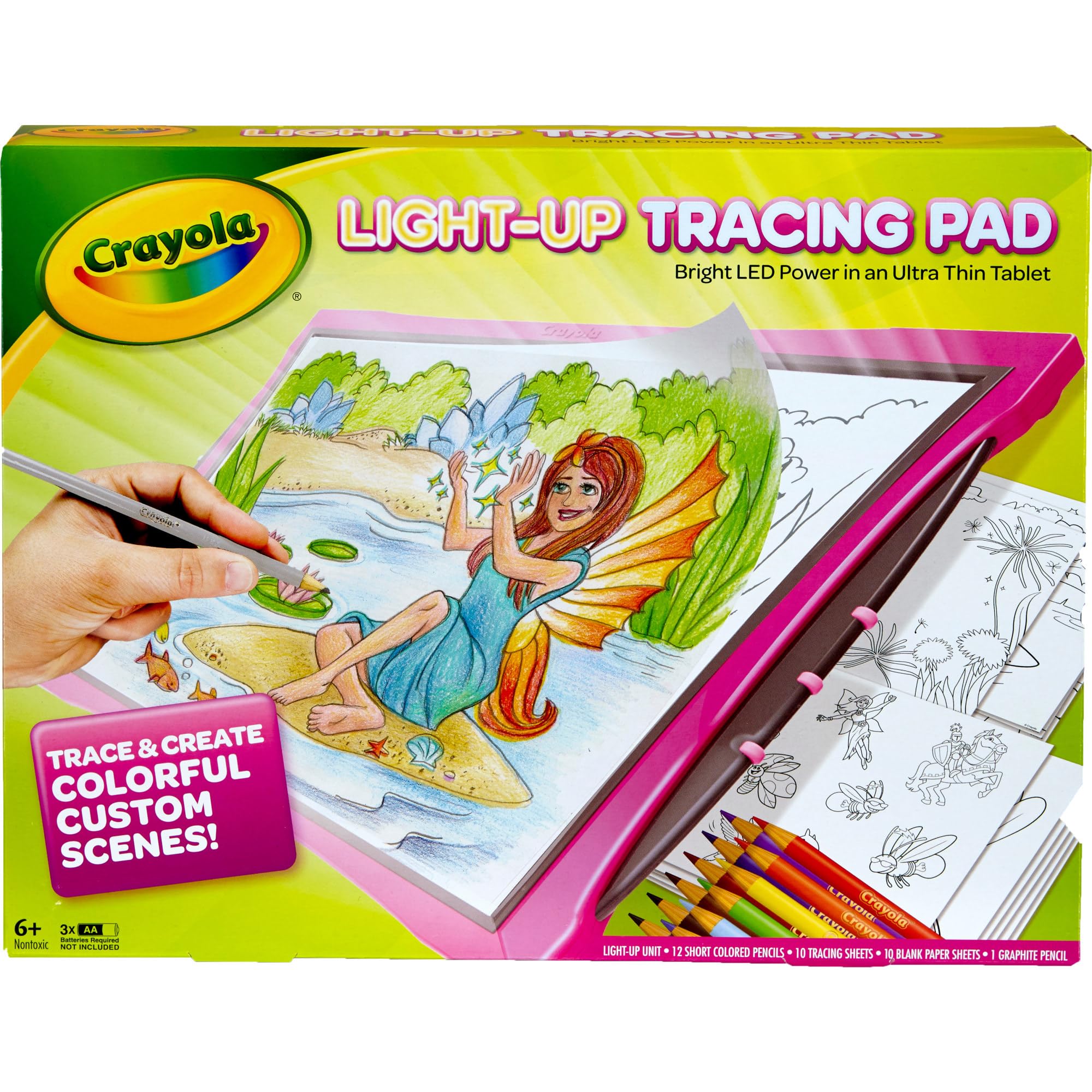 CRAYOLA LIGHT UP TRACING PAD GIRL