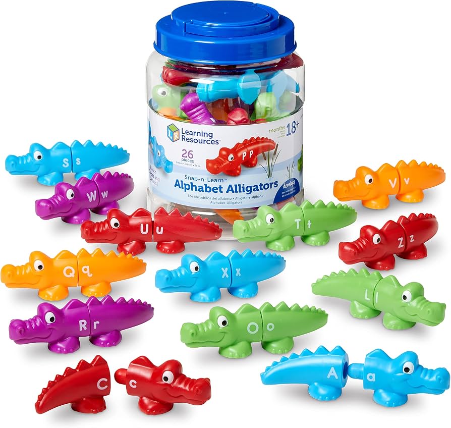 SNAP N LEARN ALPHABET ALLIGATORS