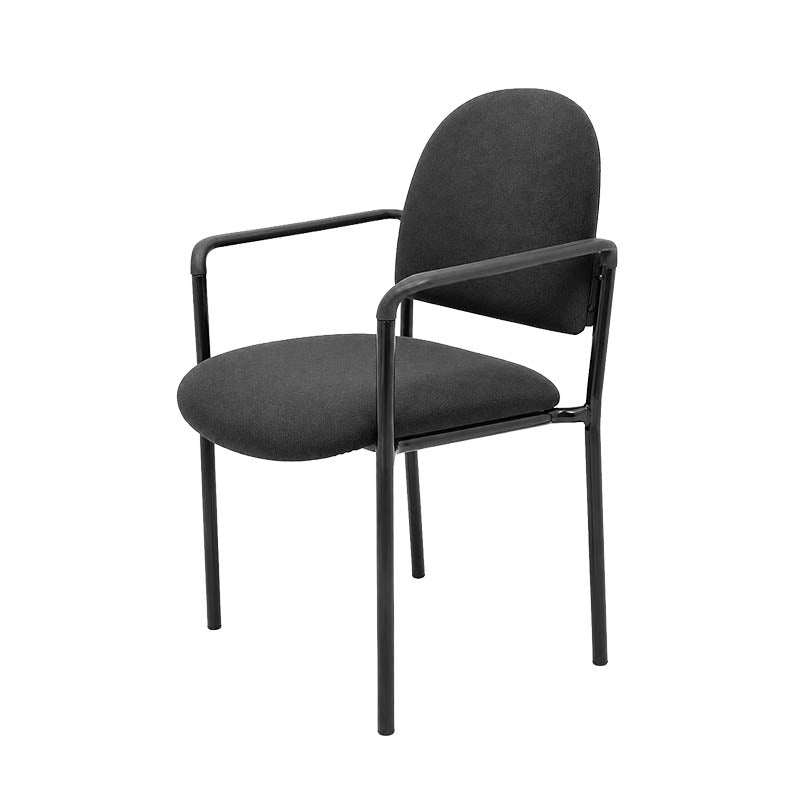 SILLA FORCE FC-S16-D DE VISITA CON BRAZOS DE TELA NEGRA