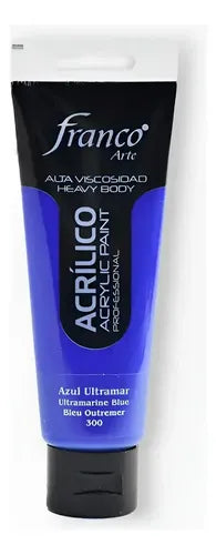 PINTURA ACRILICA FRANCO ARTE #FA14300 (100ML) AZUL ULTRAMAR