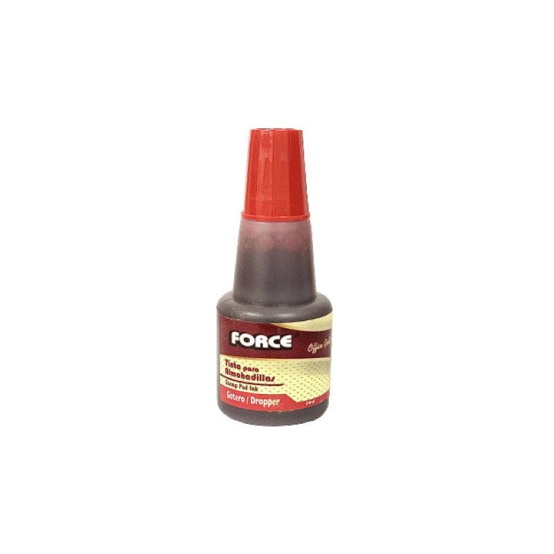 Tinta roja para almohadilla Force (24ml)