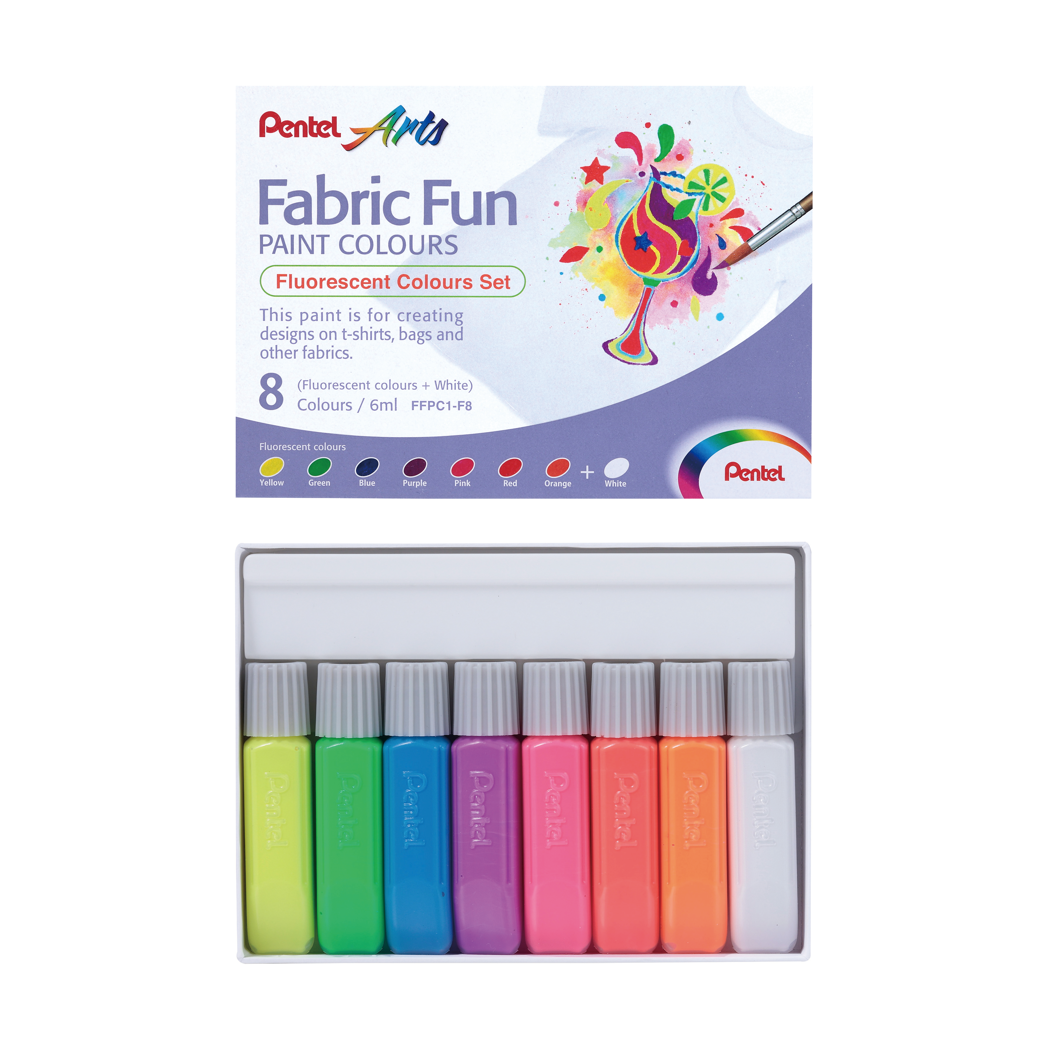 PINTURA PENTEL DE TELA (8 COLORES)