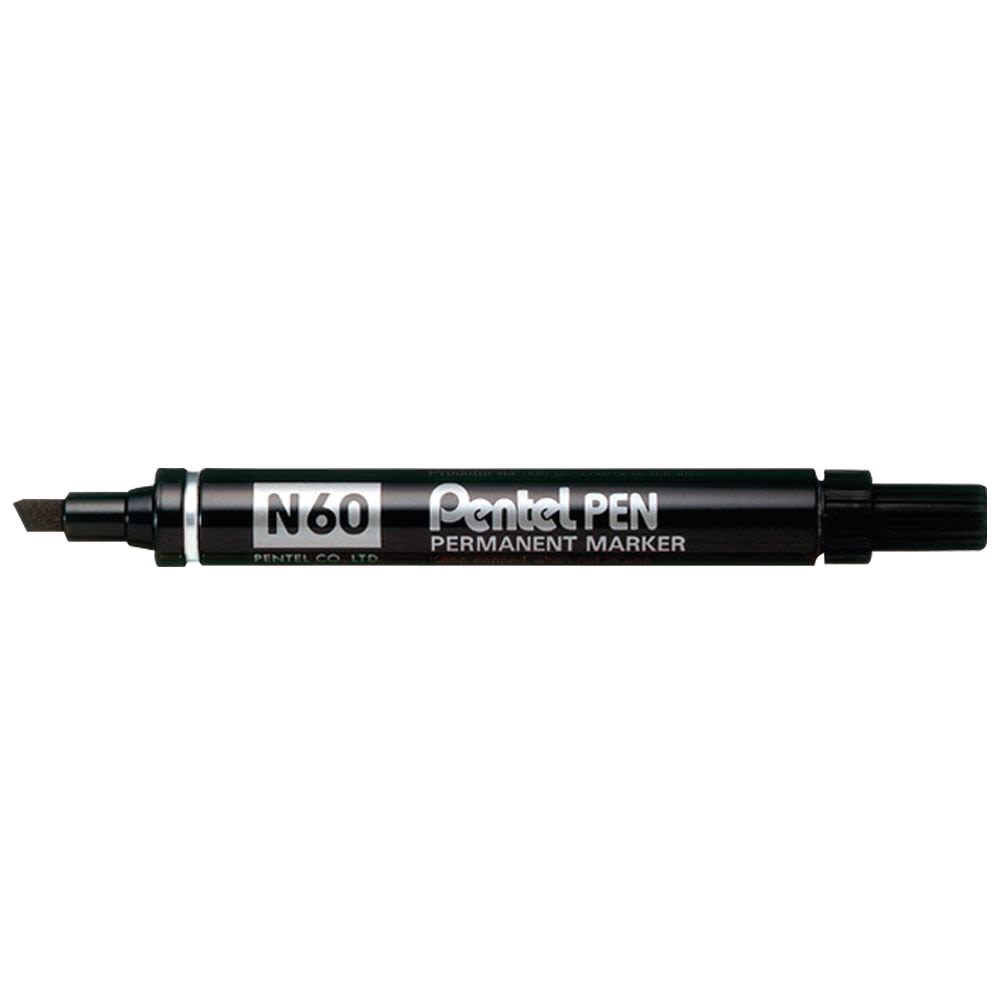 MARCADOR PERMANENTE PENTEL N60 P/GRUESA P/Cuadrada )(unidad)