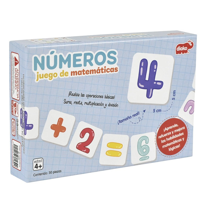 DIAKO NÚMEROS JUEGO DE MATEMATICAS