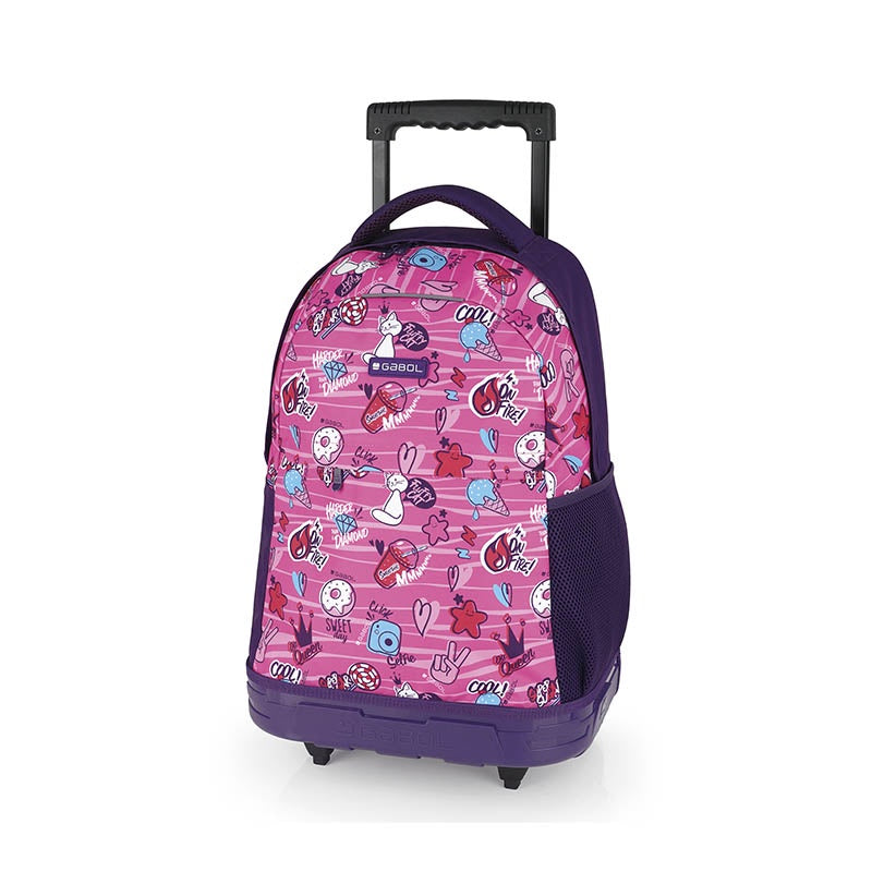 Mochila stickers con ruedas Gabol (23L)