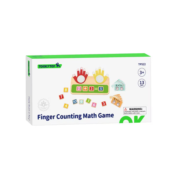 TOOKY TP522 JUGUETES MATEMÁTICOS PARA CONTAR CON LOS DEDOS (3+ AÑOS) (13 PIEZAS)