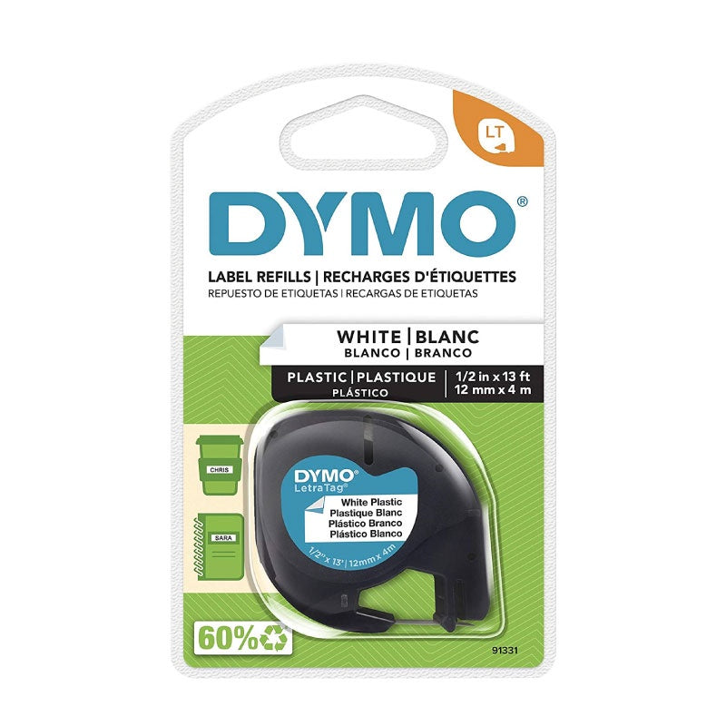 Cinta blanca dymo para etiquetadora