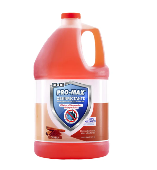 LIMPIADOR DESINFECTANTE DIXIE PRO-MAX (GALÓN) CANELA