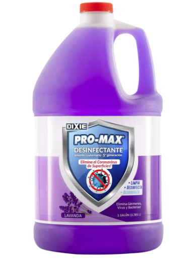 LIMPIADOR DESINFECTANTE DIXIE PRO-MAX (GALÓN) LAVANDA