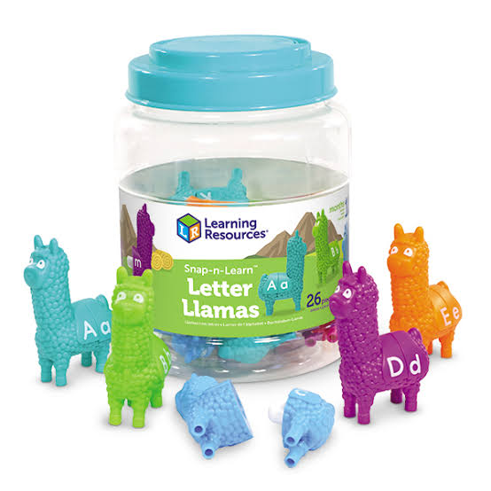 SNAP-N-LEARN LETTER LLAMAS