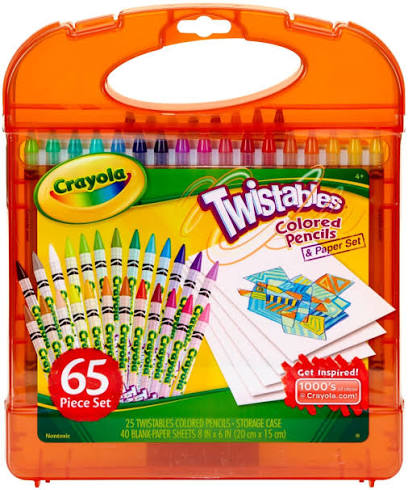 CRAYOLA PENCILS COLOR TWISTABLES (SET/65) (E)