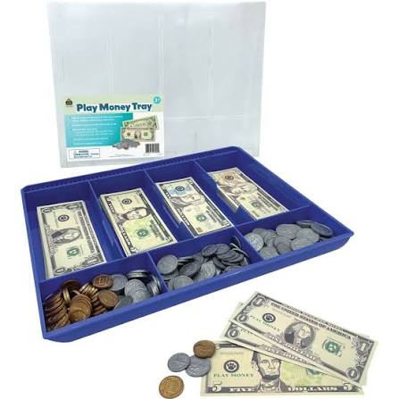 PLAY MONEY TRAY