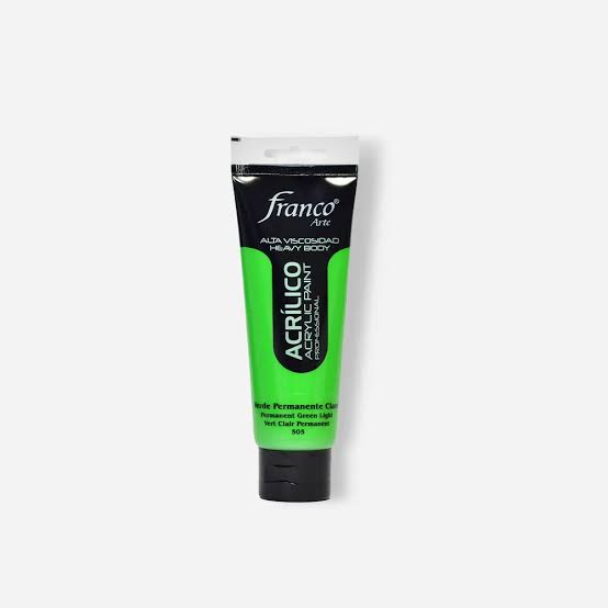 PINTURA ACRILICA FRANCO ARTE #FA14505 (100ML) VERDE