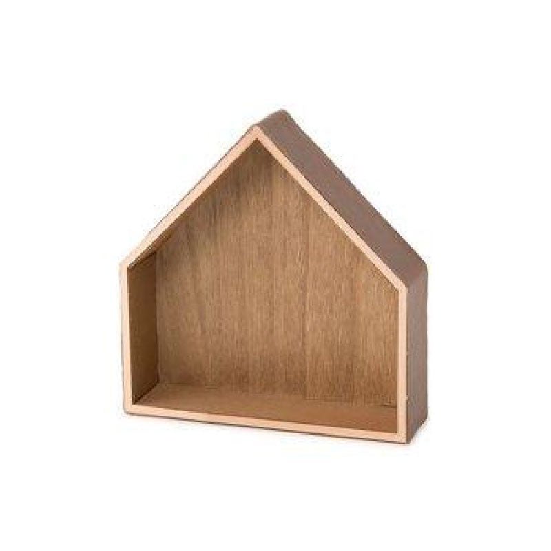 Paper mache shadowbox houses (3 set)