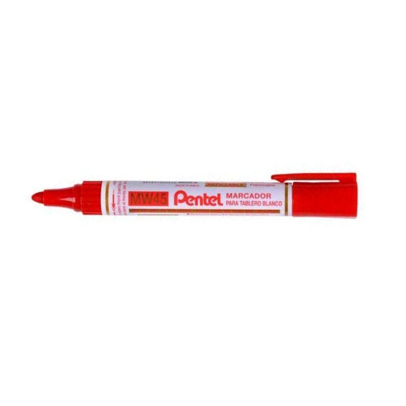 Marcador recargable para tablero Pentel MW45 (punta redonda)