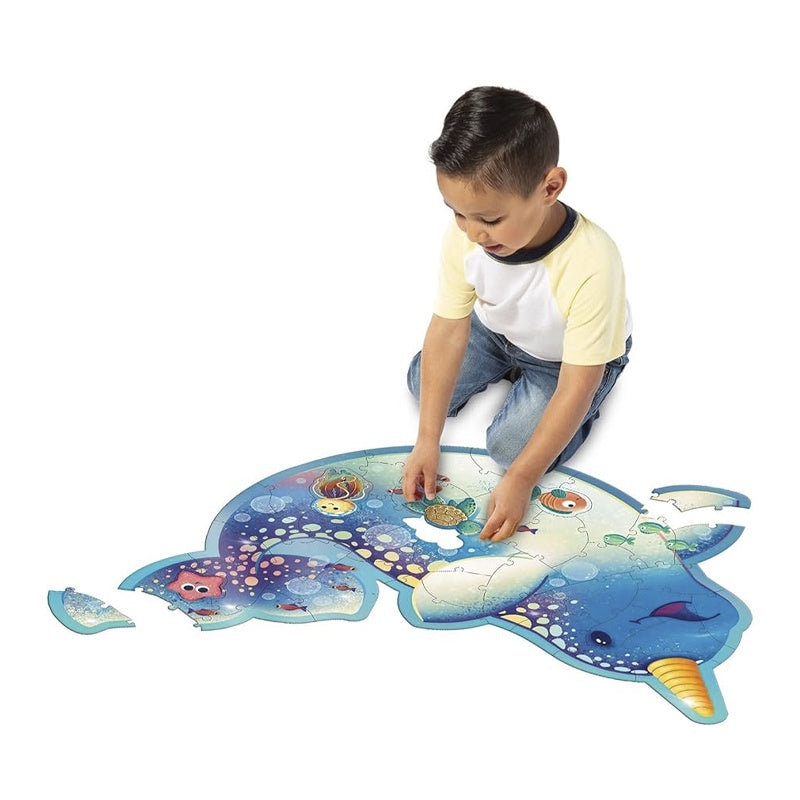 Narwhal Island Floor Puzzle