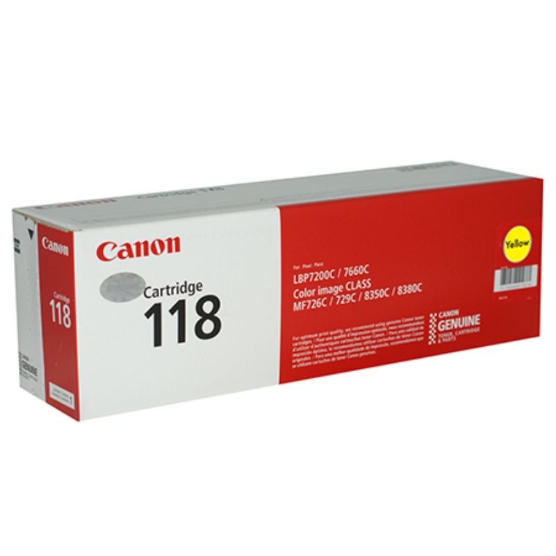 Toner Canon 118 (MX6-0141) (2659B001AA) Yellow