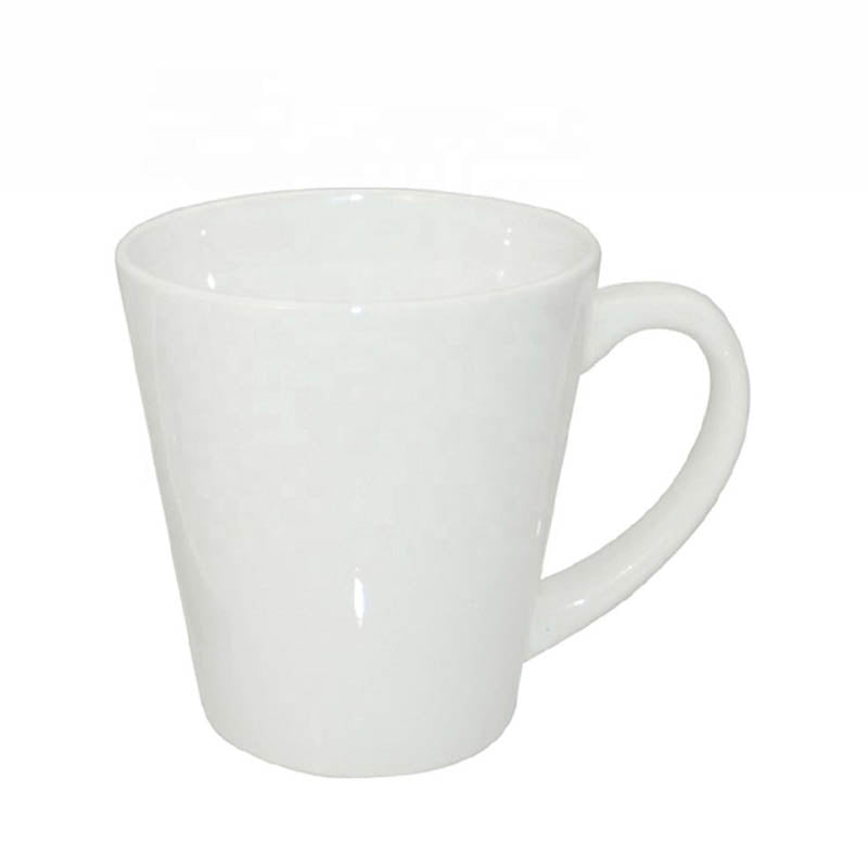 Taza de Cerámica Blanca Conica,Grado-A (12-oz), Force Sublimation