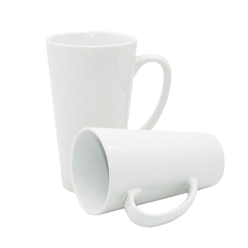 Taza de Cerámica Blanca Conica,Grado-A (17-oz), Force Sublimation