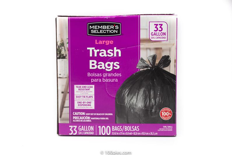 BOLSA PLASTICA NEGRA MEMBER'S SELECTION #732577 (33-GALONES) (P/6U) (GP)