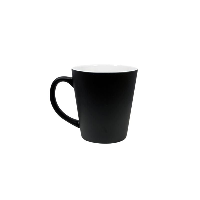 Taza mágica cónica negro matte (12 oz)