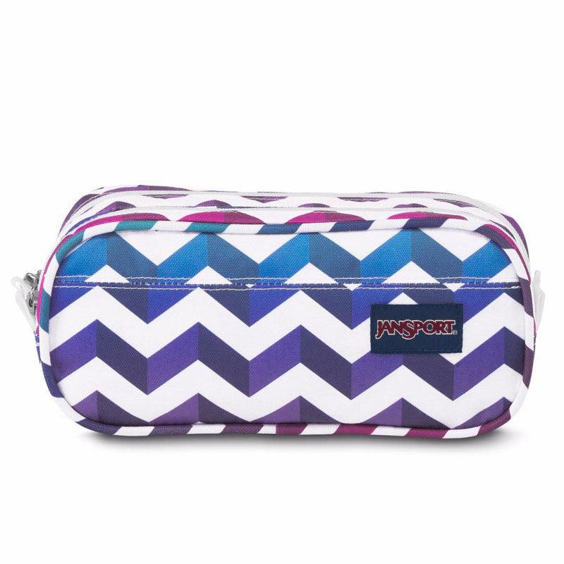 Cartuchera Jansport, Large Accesory Pouch Shadow Chevron