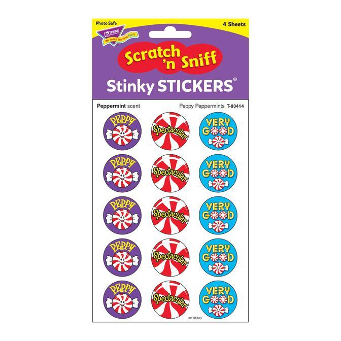 Peppy Peppermints Stinky Stickers/ peppermint