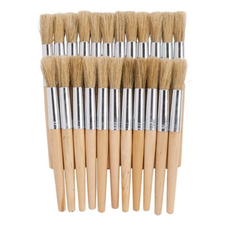 Brushes Jmbo Chubby Cansiter (pincels) ( set/20) Nat. Hair