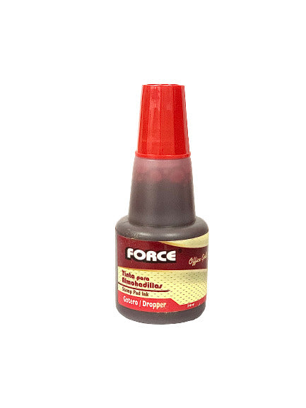 Tinta roja para almohadilla Force (24ml)