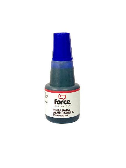 Tinta azul para almohadilla Force (24ml)