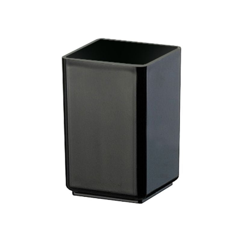 Portalapices Sablón Vaso Negro de Acrílico