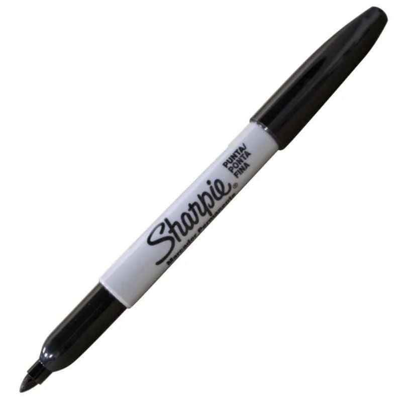 Marcador Sharpie san 1812763  Permanente  P/Fina Negro (und)