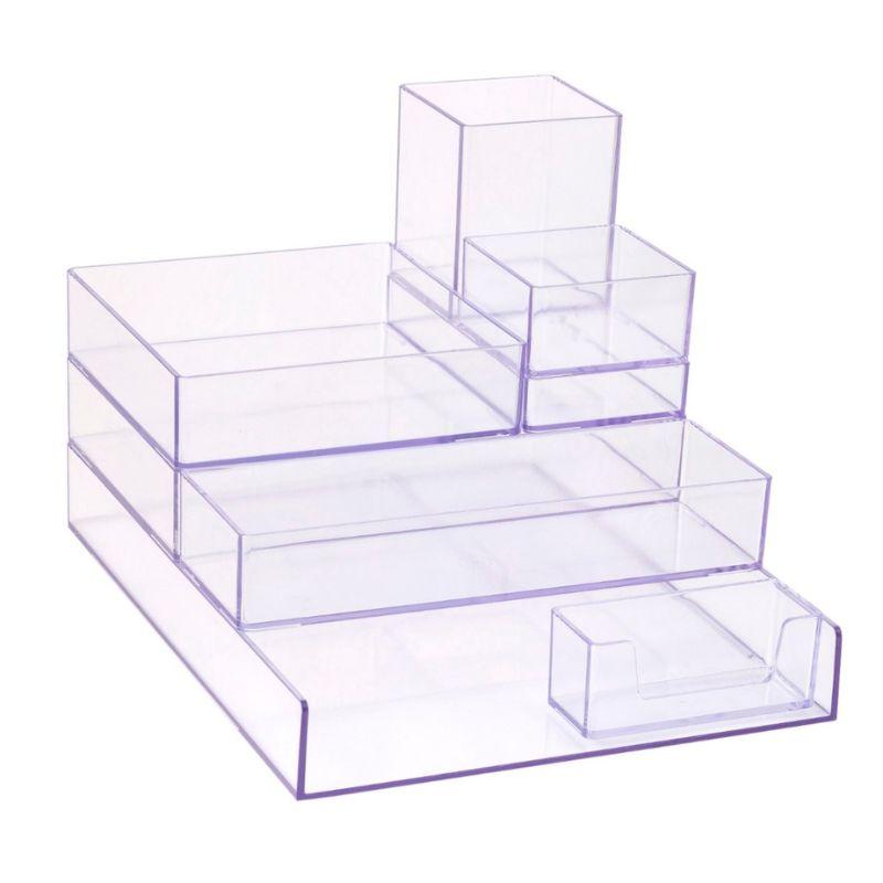 Organizador Modular Maxcrill, Cristal, (8piezas)