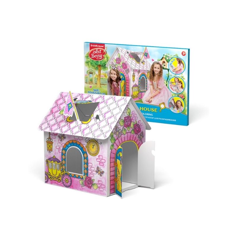 Princess house for coloring