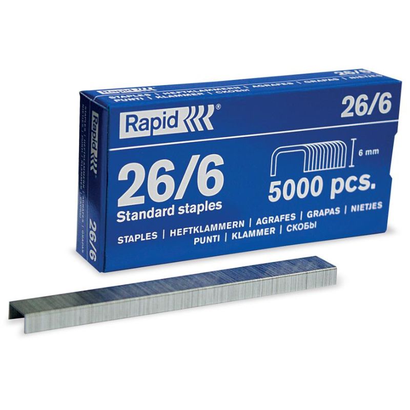 Grapas standard rapid blue (26/6) (5000 und)