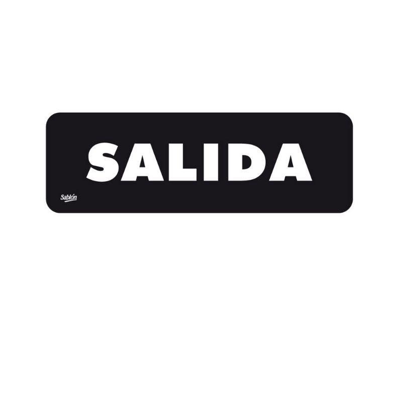 Letrero de "Salida"