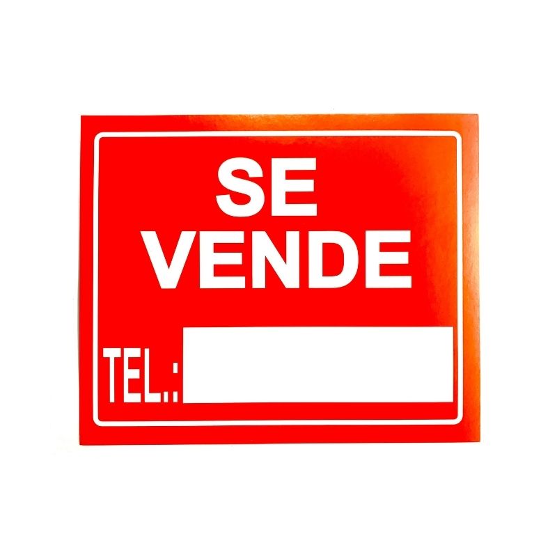 Letrero de "Se vende"