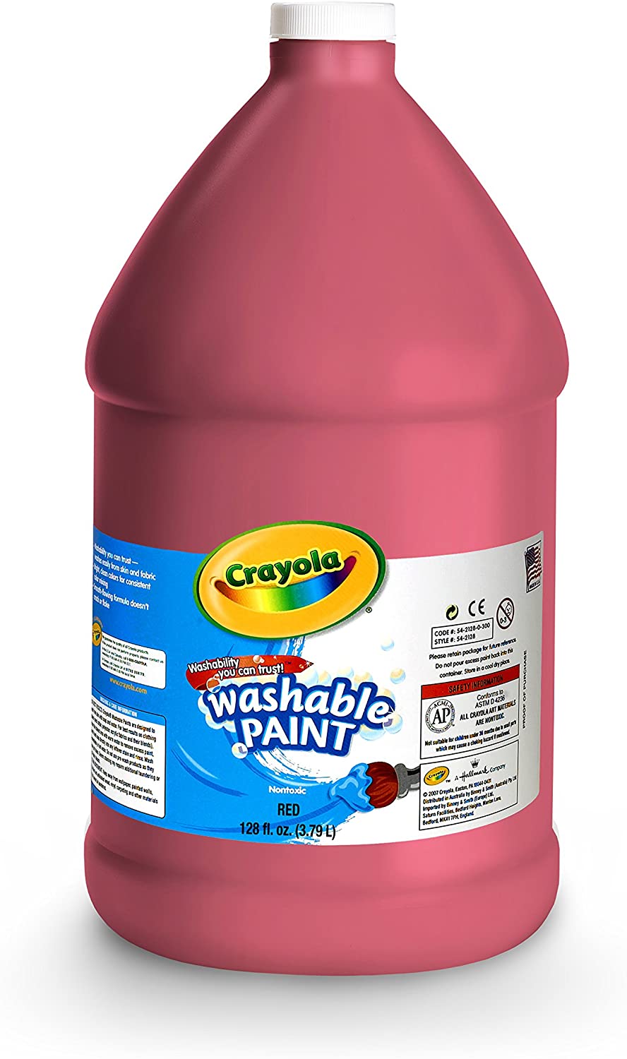 Crayola Washable paint rojo (galón)