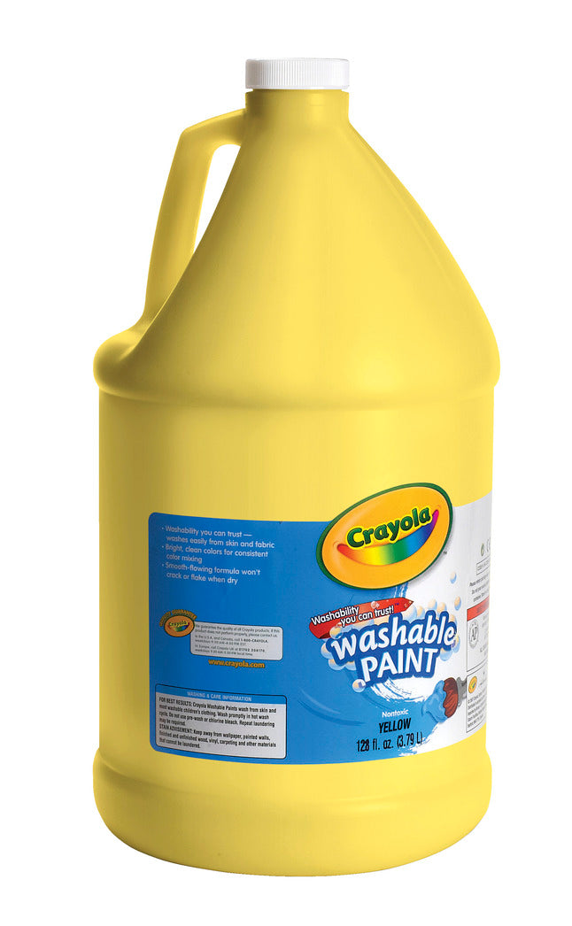 Crayola Washable paint amarillo (galón)